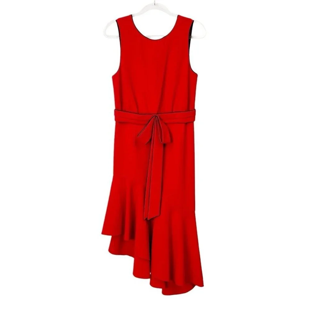 NEW Sachin‎ and Babi Merle Red Dress Womens Size 10 Sleeveless Bow